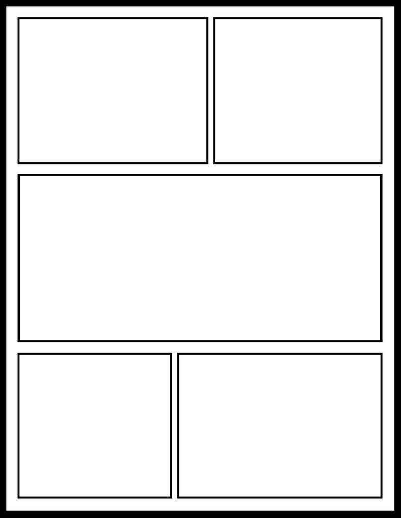 7 Best Images Of Printable Blank Comic Templates Printable Blank 