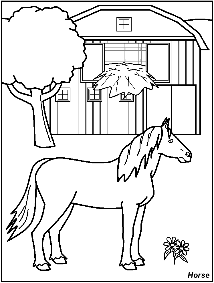 6 Best Images of Free Printable Coloring Pages Farm ...