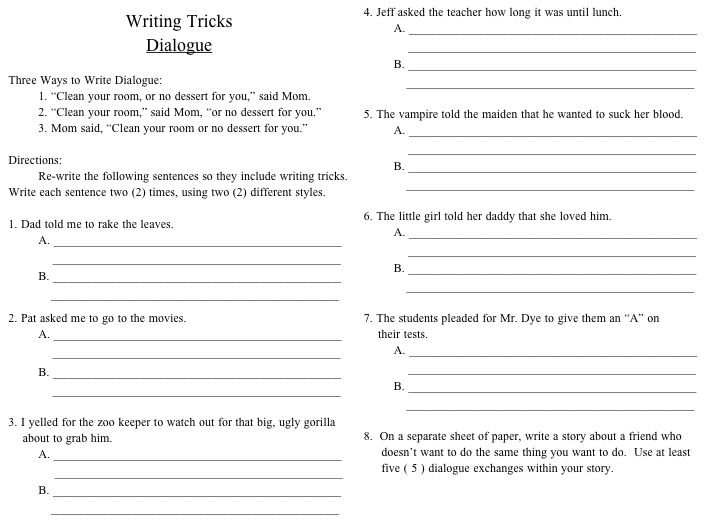 Worksheet On Sentence Structure First Grade