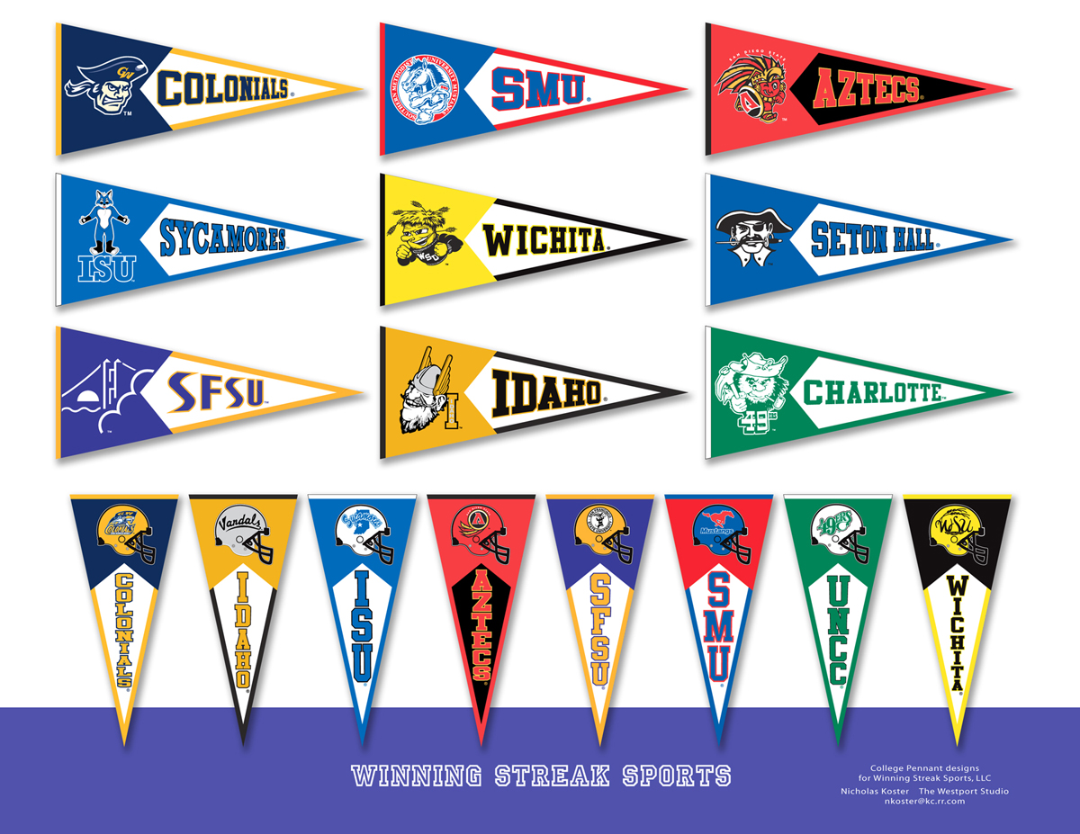 6 Best Images Of Free Printable College Pennants Free Printable