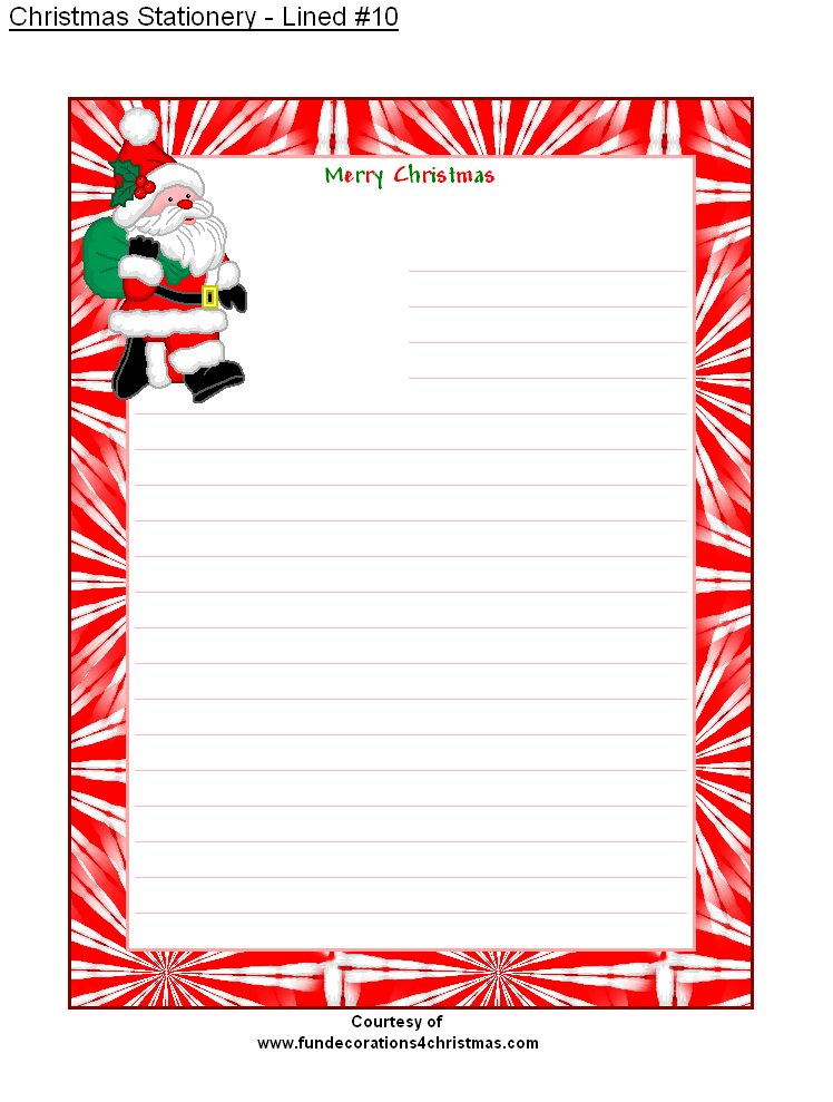 Christmas Writing Paper Printable Printable Word Searches