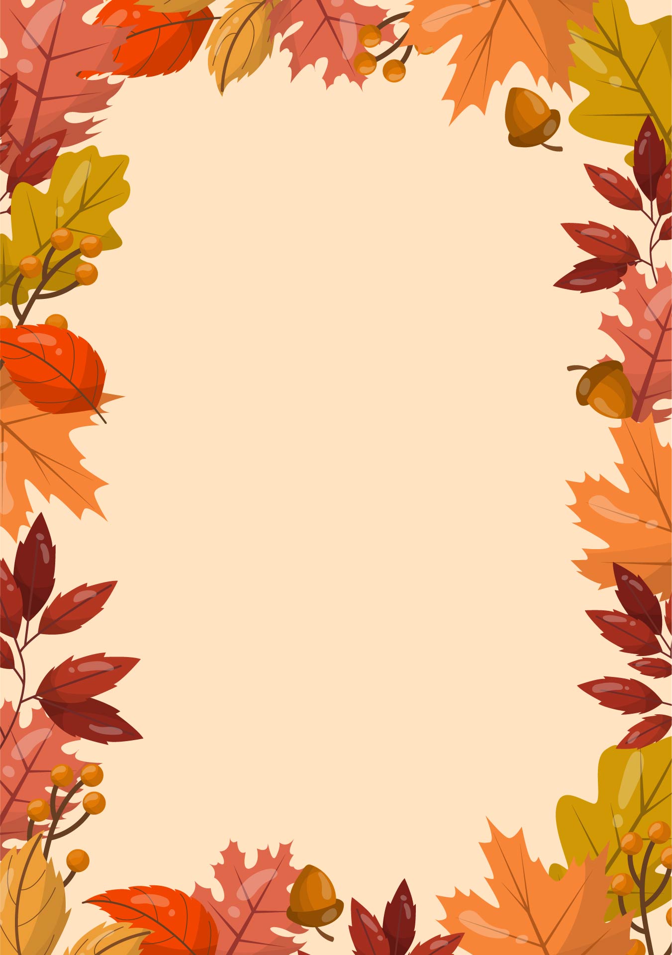 8 Best Images of Free Printable Fall Leaf Borders Free Printable Fall