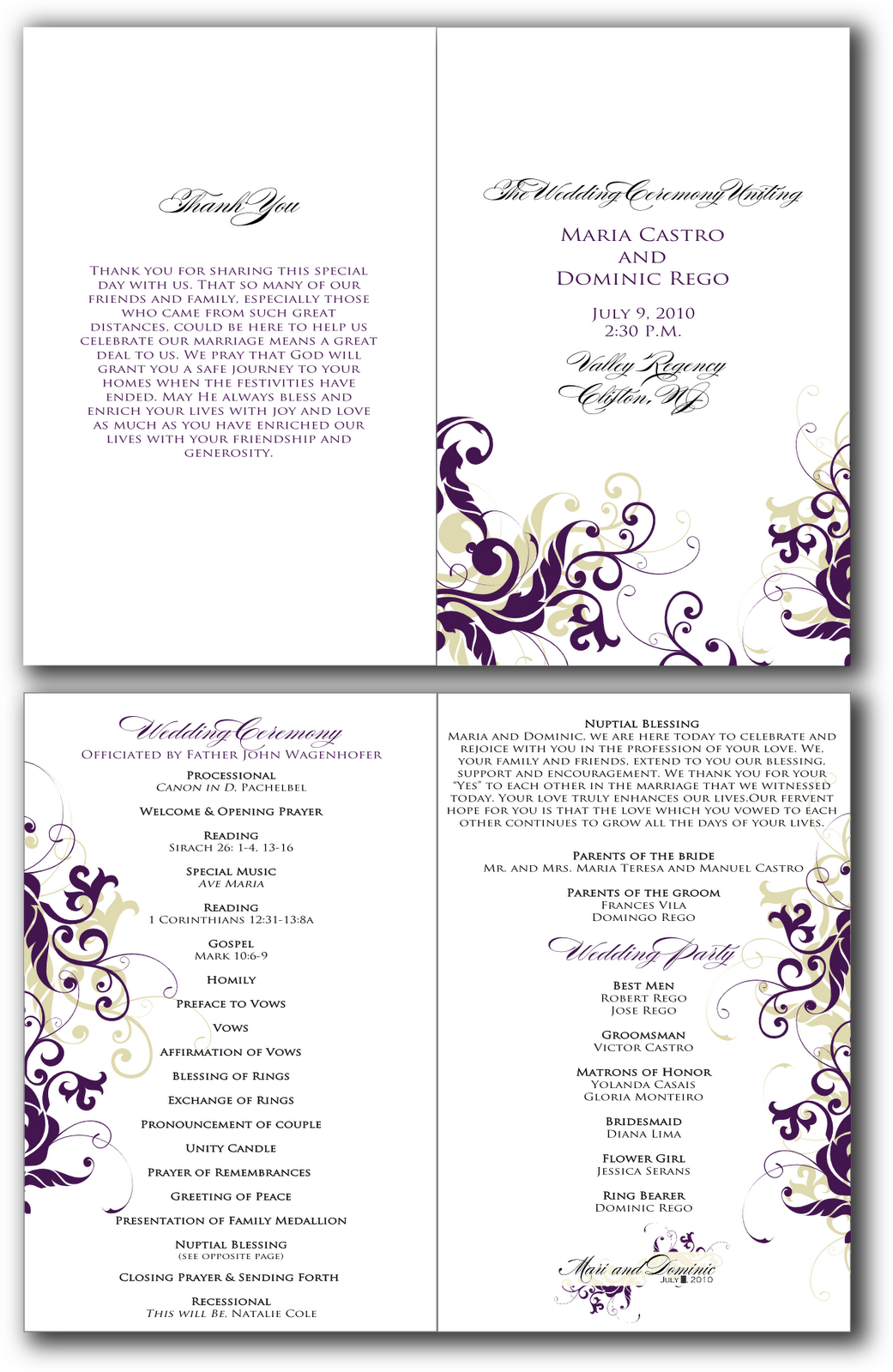 Free Event Program Templates Word