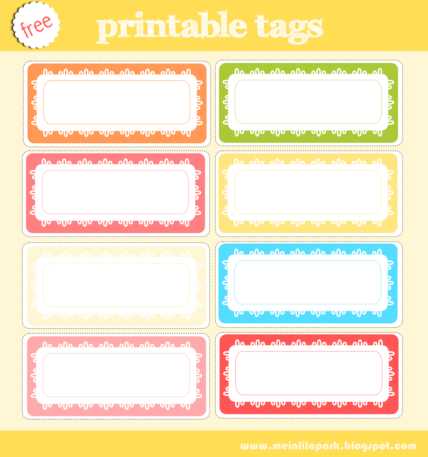 Free Printable Scrapbook Pages