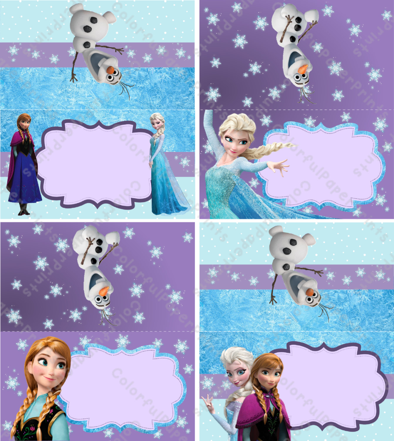 5 Best Images of Frozen Birthday Party Food Labels Printable Disney