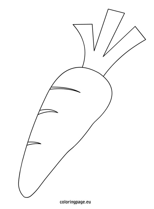 4 Best Images of Carrot Coloring Pages Printable - Free Printable