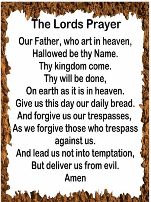 6 Best Images of Lutheran Lord's Prayer Printable Version Printable
