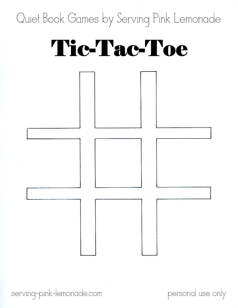 4 Best Images of Tic Tac Toe Template Printable Printable Tic Tac Toe