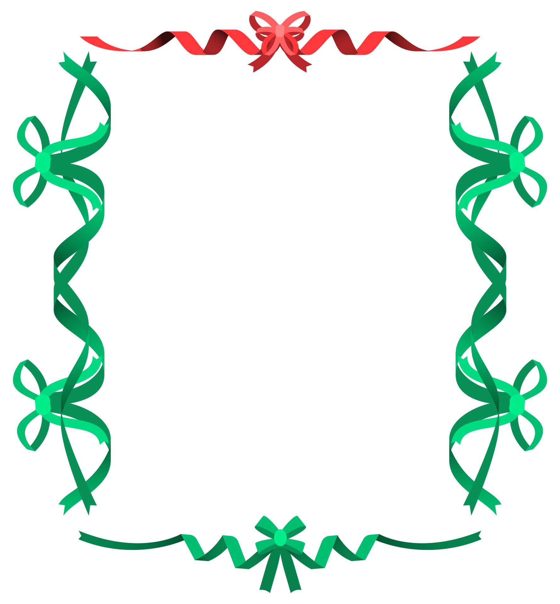 free clip art christmas ribbon border - photo #1