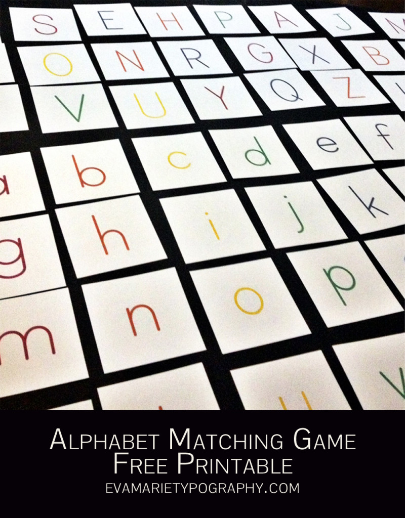 7 Best Images of Printable Alphabet Matching Game Alphabet Matching