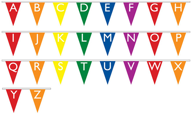 Free Printable Alphabet Bunting