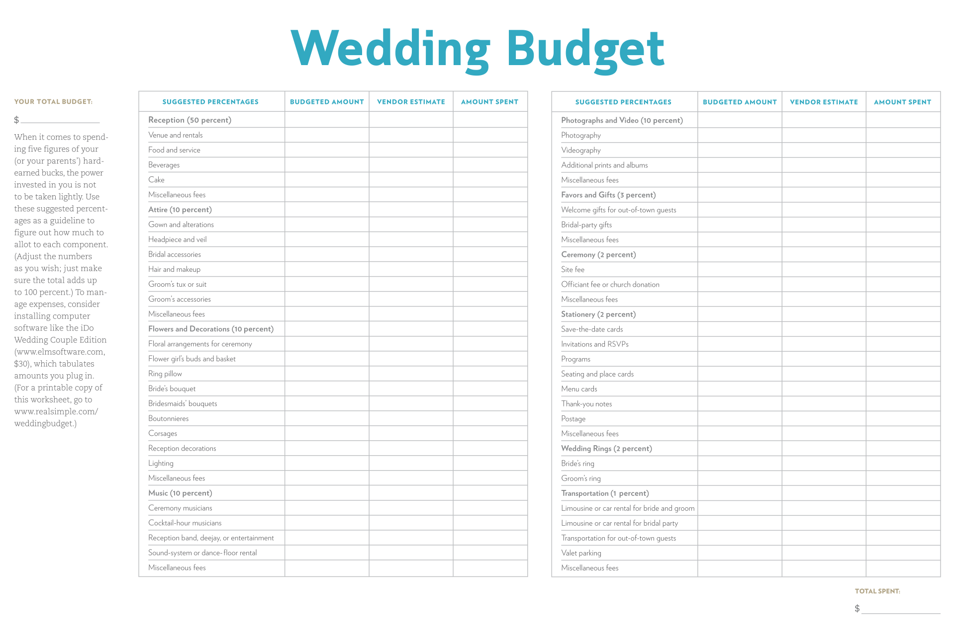 9 Best Images Of Wedding Planning Printables Printable Wedding 