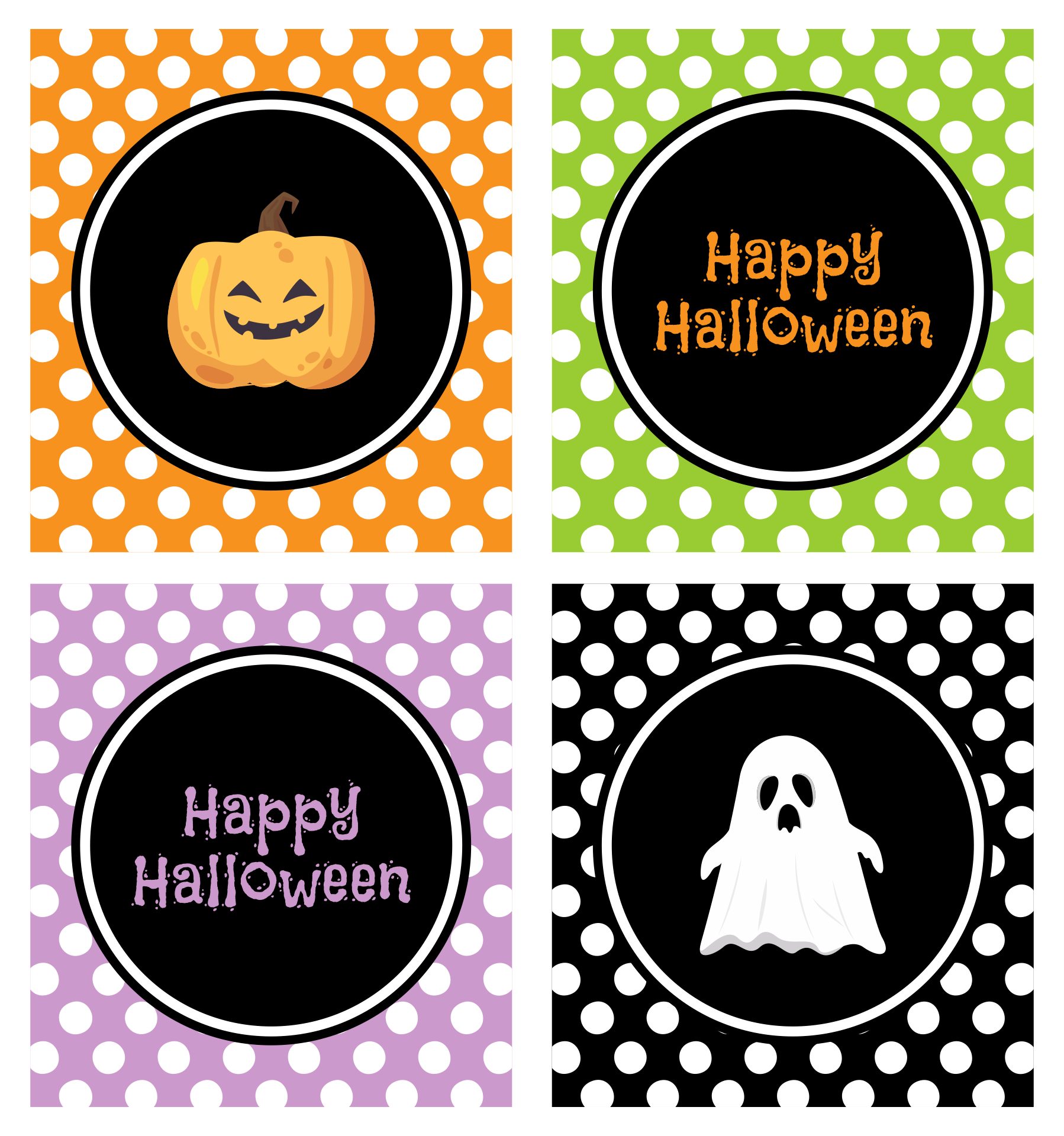 7 Best Images of Happy Halloween Free Printable Labels Happy