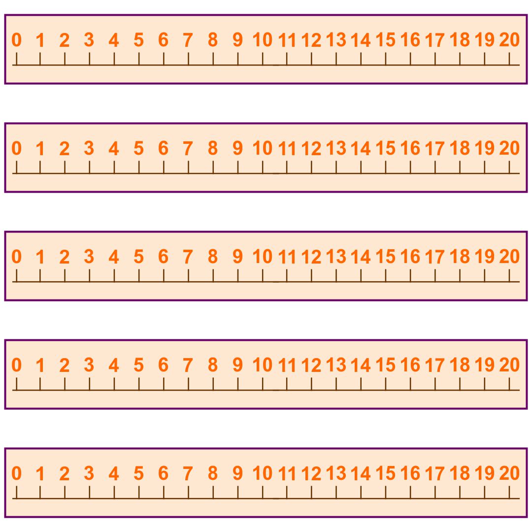 Printable Number Line Kindergarten