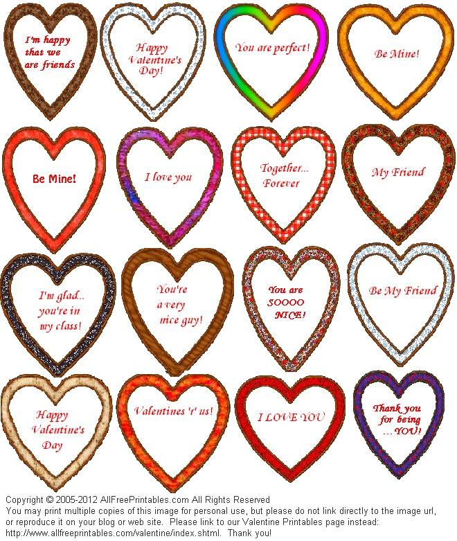 6 Best Images of Hearts Valentine Day Printables Valentine Day Hearts