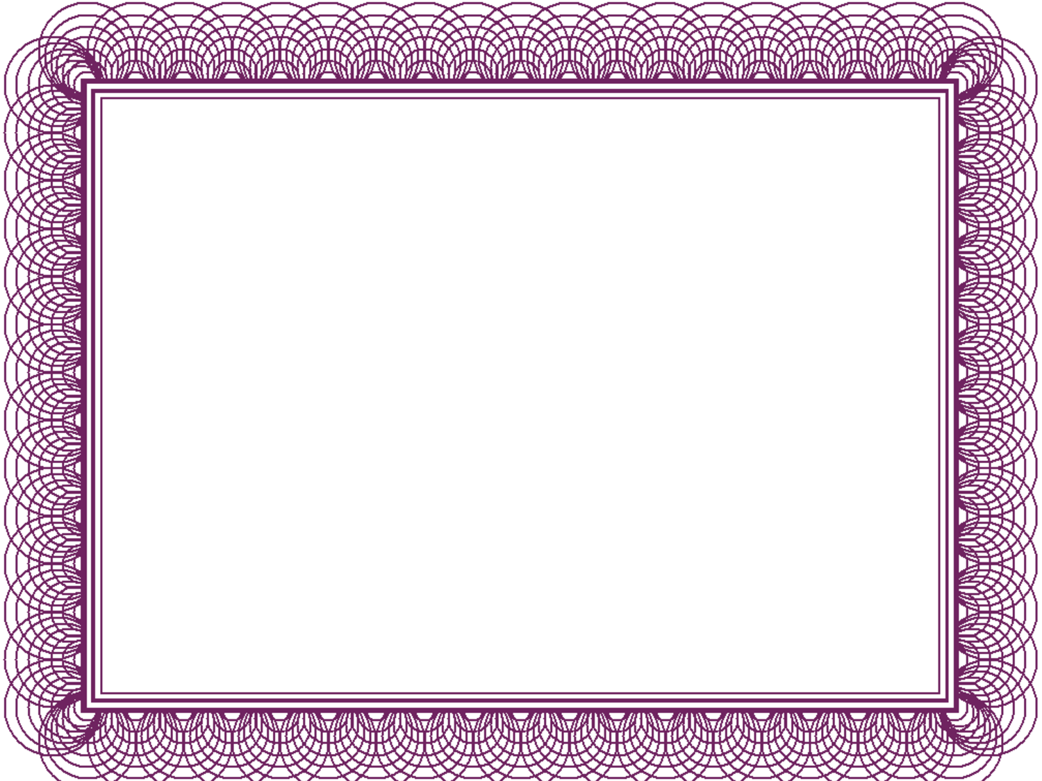 Certificate Border Templates Free Printable