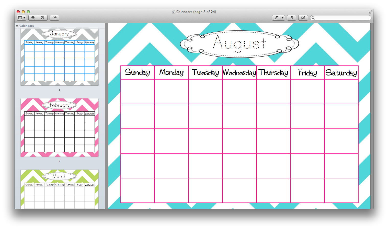 8 Best Images of Cute Free Printable Calendar Templates Cute Free