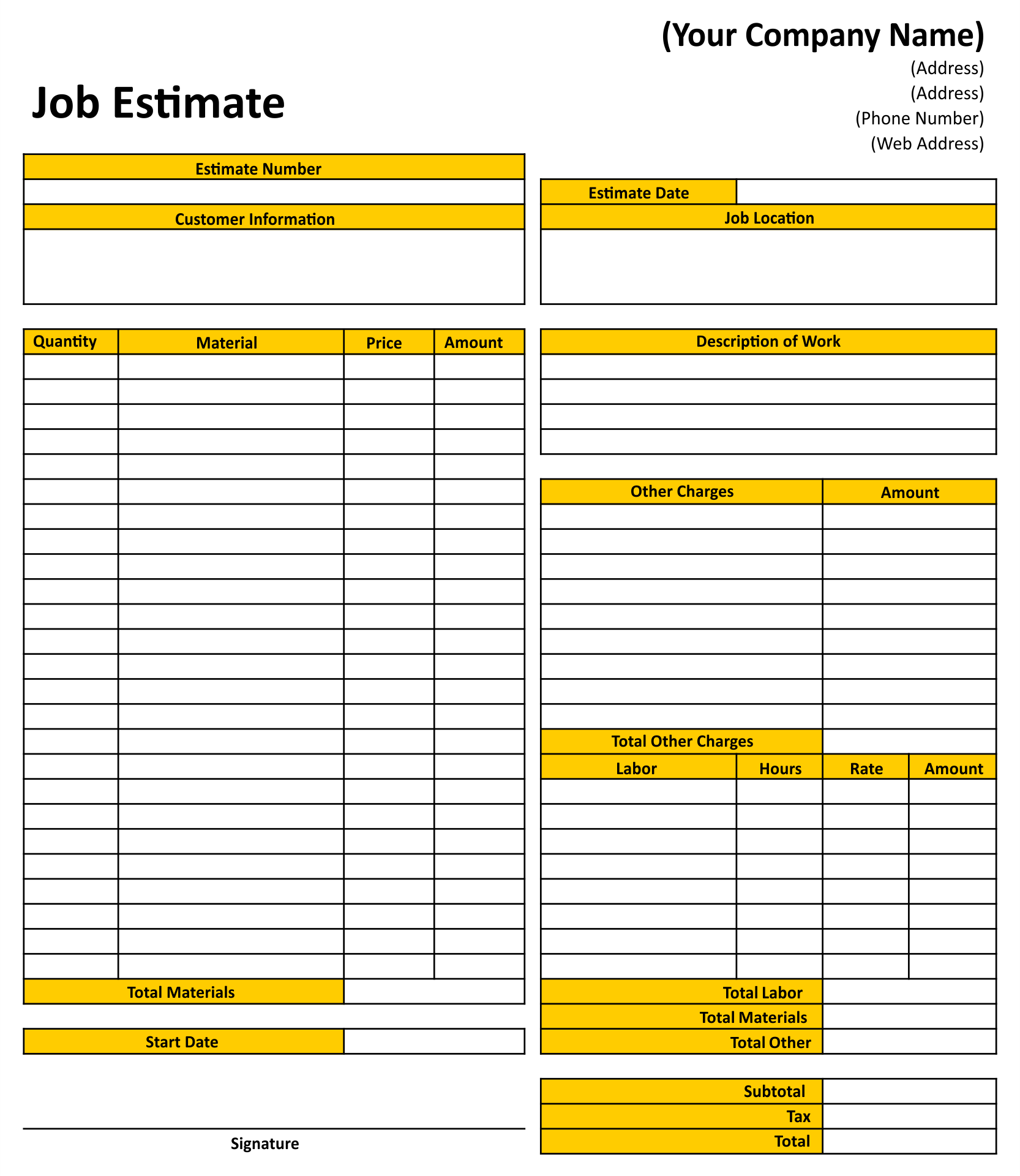 9-best-images-of-free-printable-estimate-templates-blank-downloadable