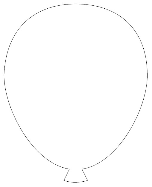 Balloon Template Free Download