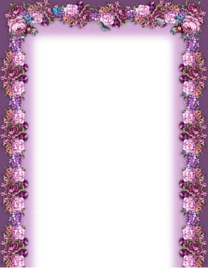 7 Best Images Of Free Printable Purple Borders And Frames Free