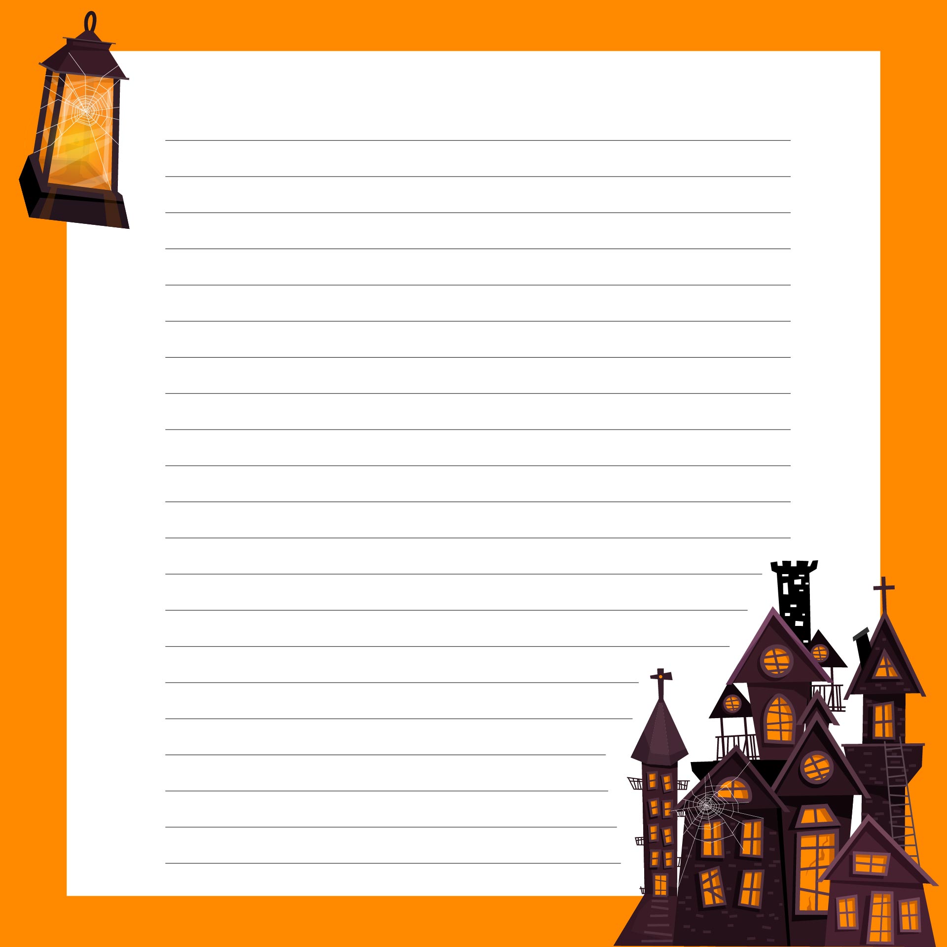 8 Best Images Of Printable Halloween Paper Free Printable Halloween Borders Printable
