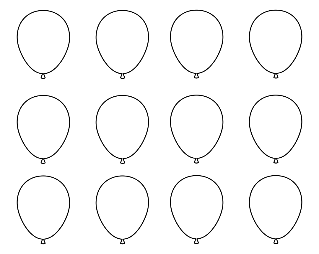 Free Printable Balloon Letters