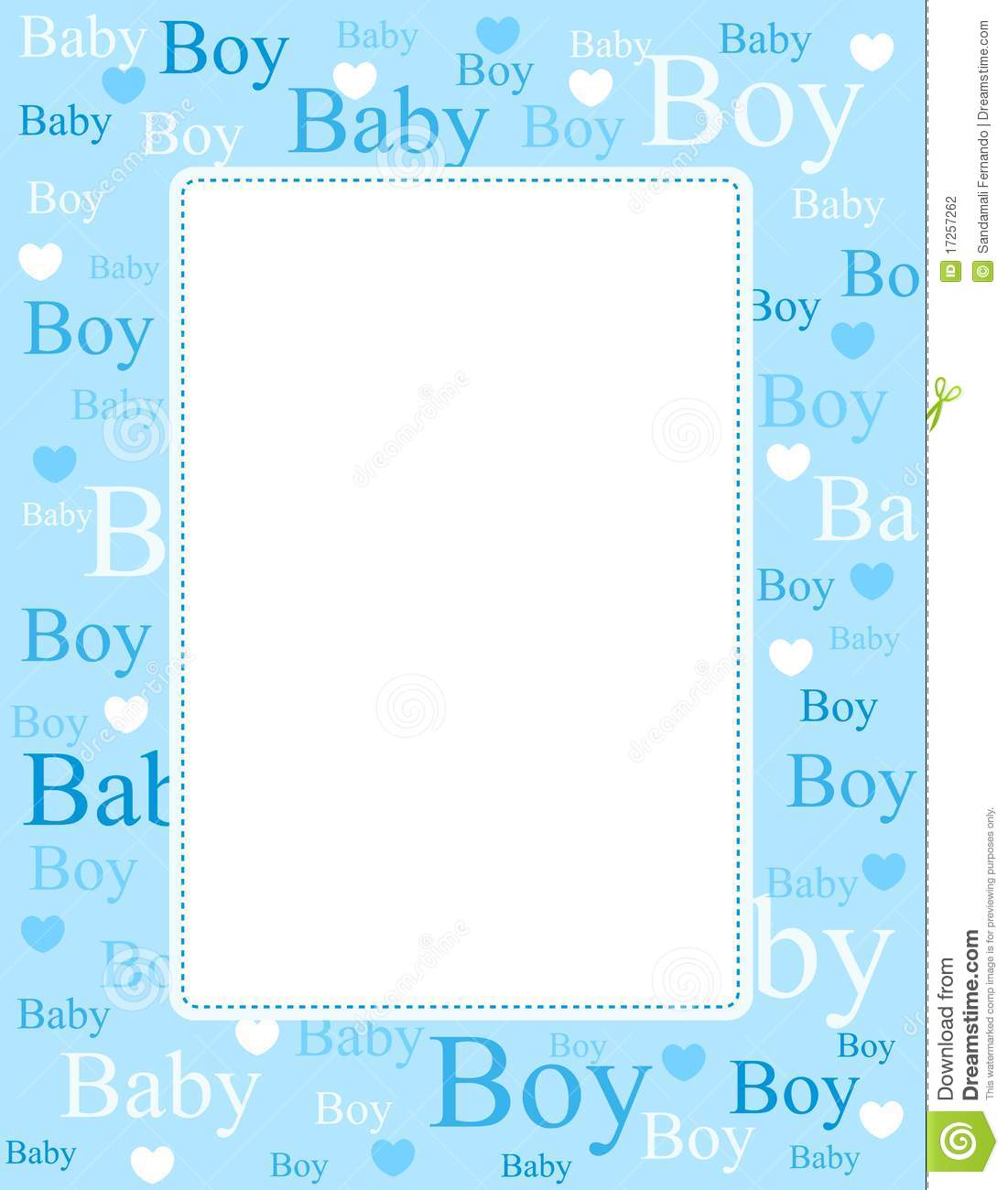 free baby boy shower clip art borders - photo #17