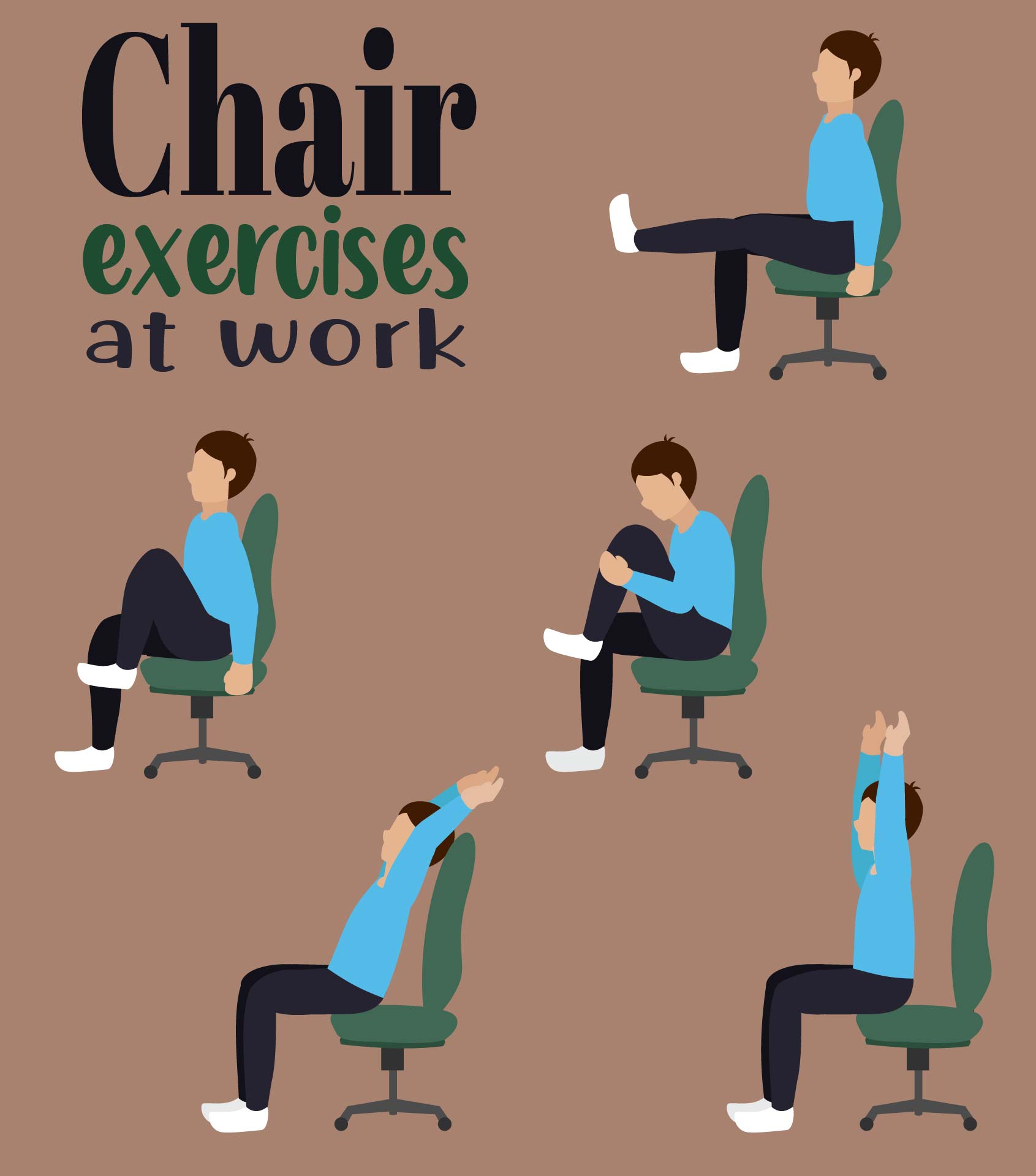 Senior Chair Exercises Printable