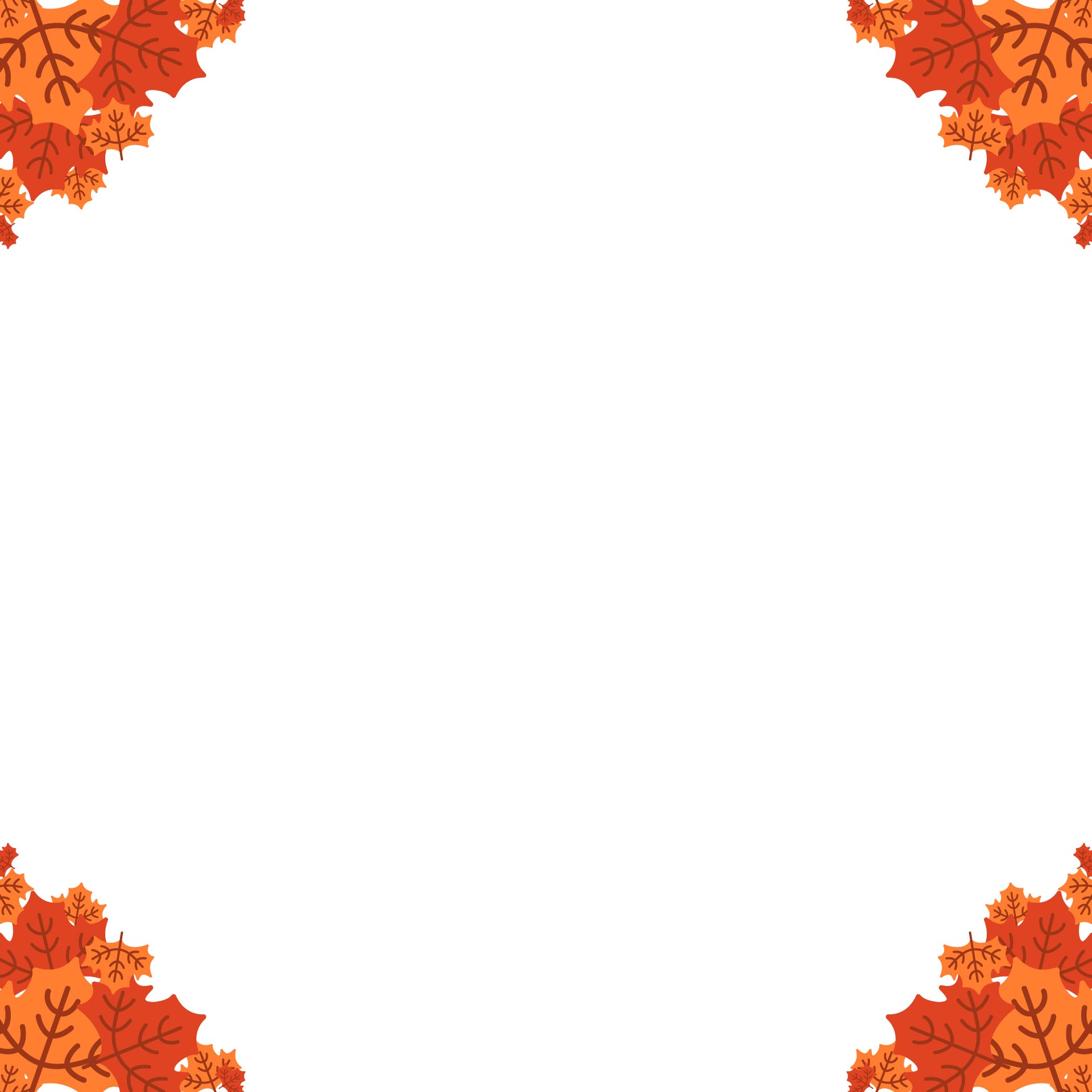 free autumn leaf border clip art - photo #11
