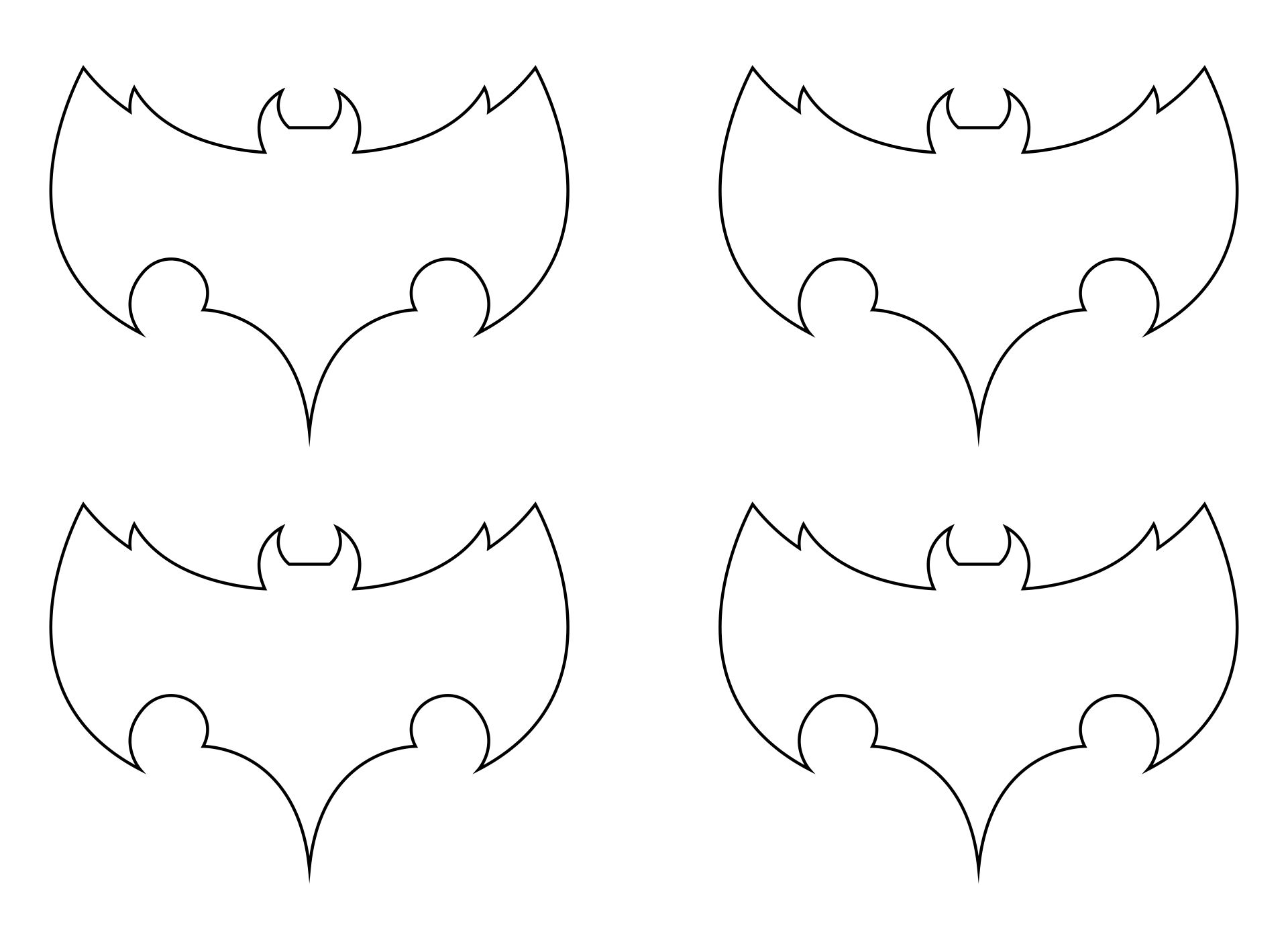 7 Best Images Of Halloween Bats Printables Halloween Bats Cut Outs Printable Halloween Bat