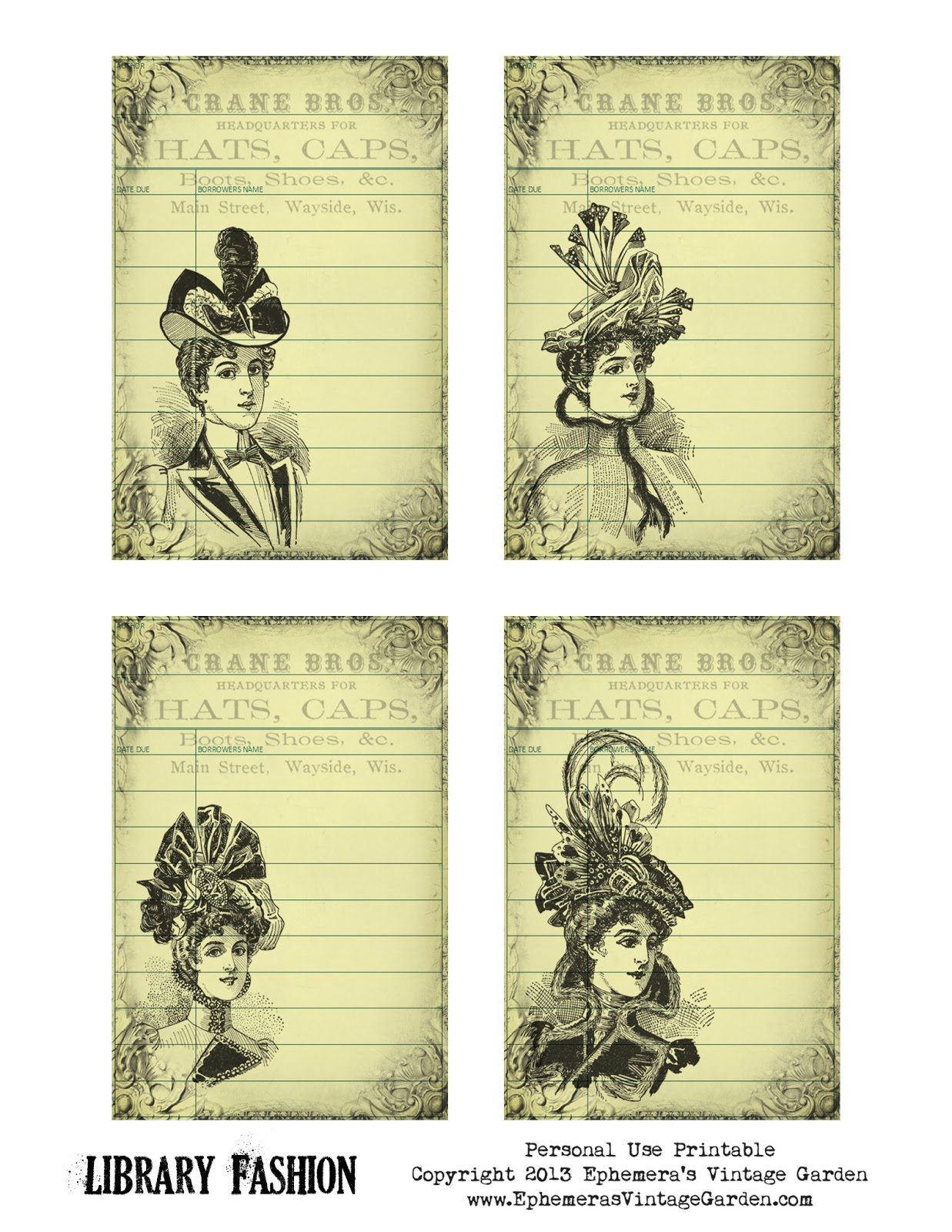 printable-vintage-library-cards-printable-word-searches