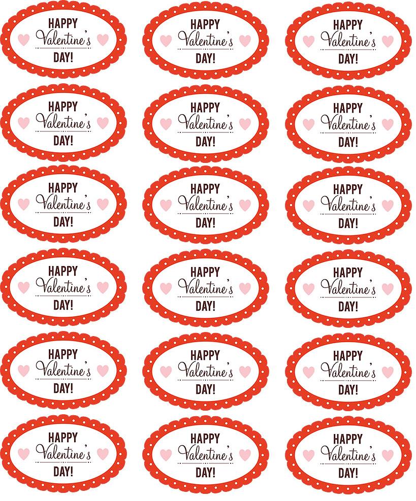 7 Best Images of Happy Valentine Printable Tags Valentine's Day