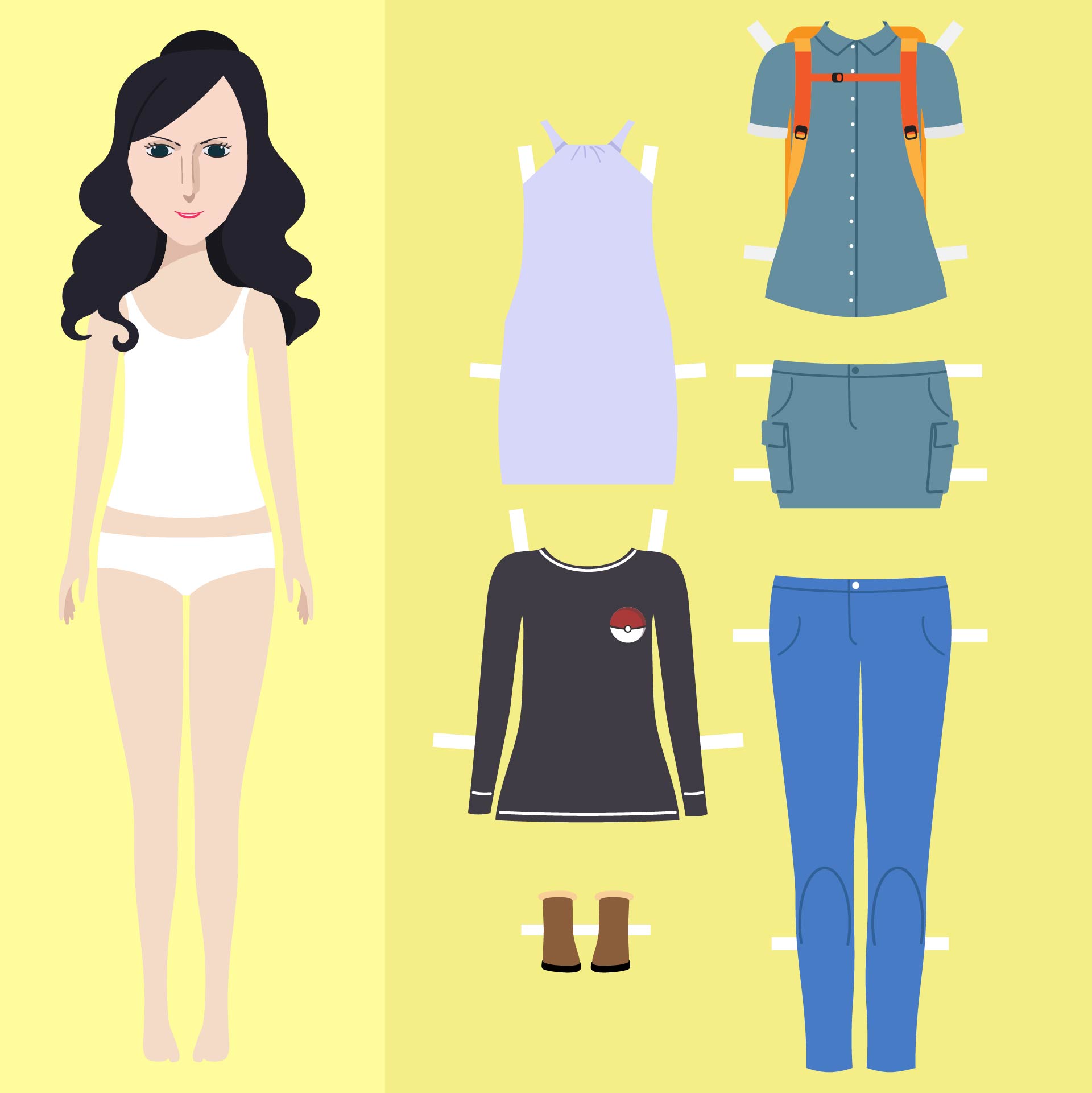 10 Best Images of Printable Cutouts People Printable Paper People Cutouts, Free Printable