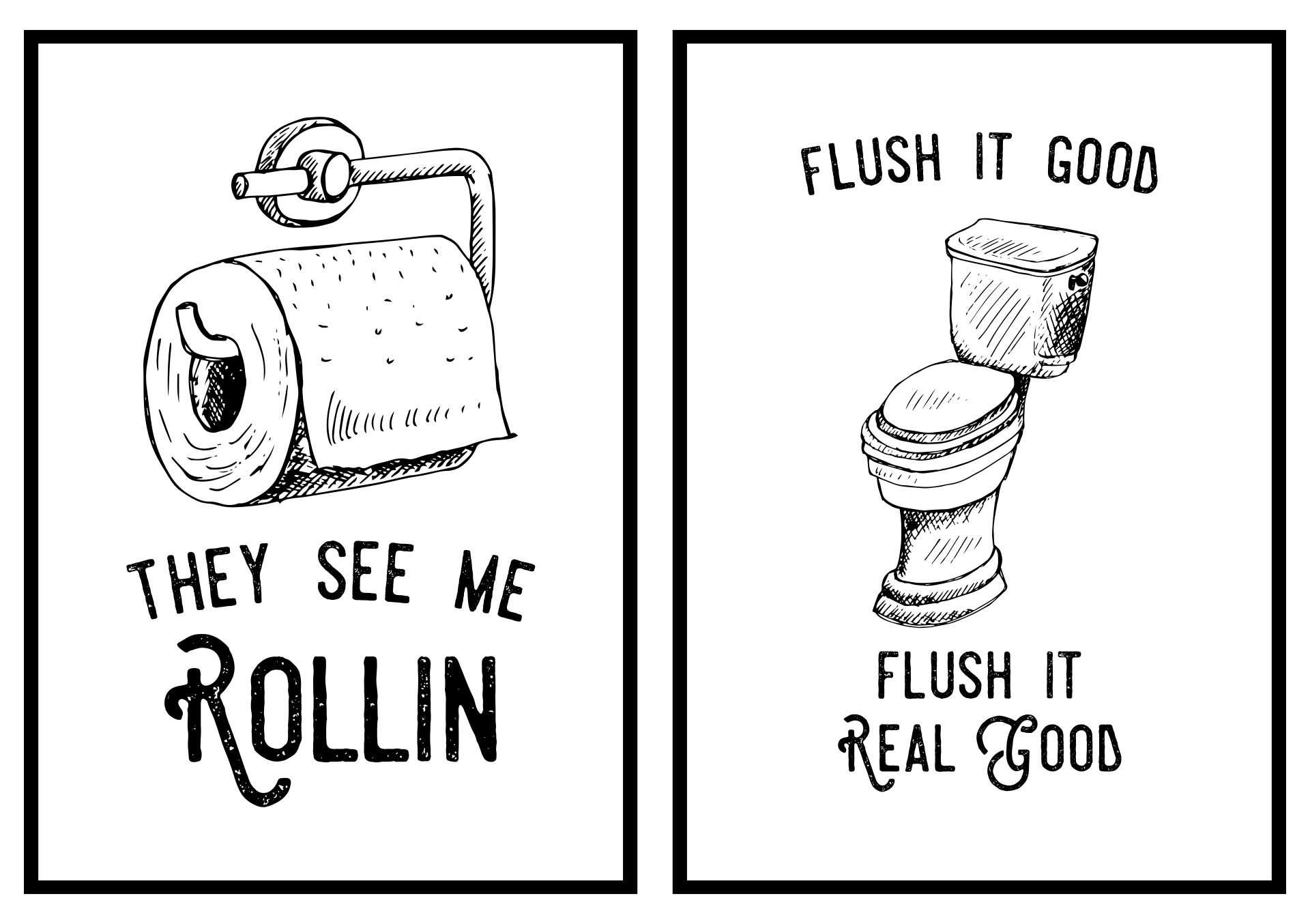 Free Printable Bathroom Pictures