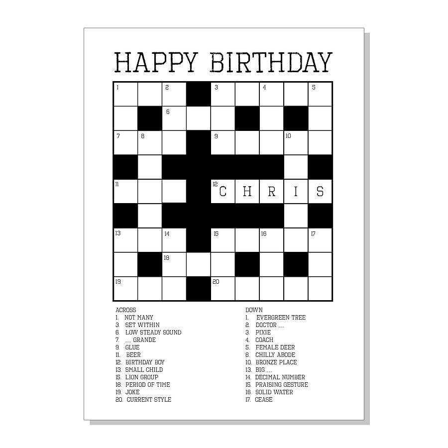 Free Crossword Games To Download