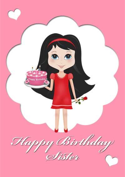 5 Best Images of Printable Birthday Cards Sister - Free Sister Birthday