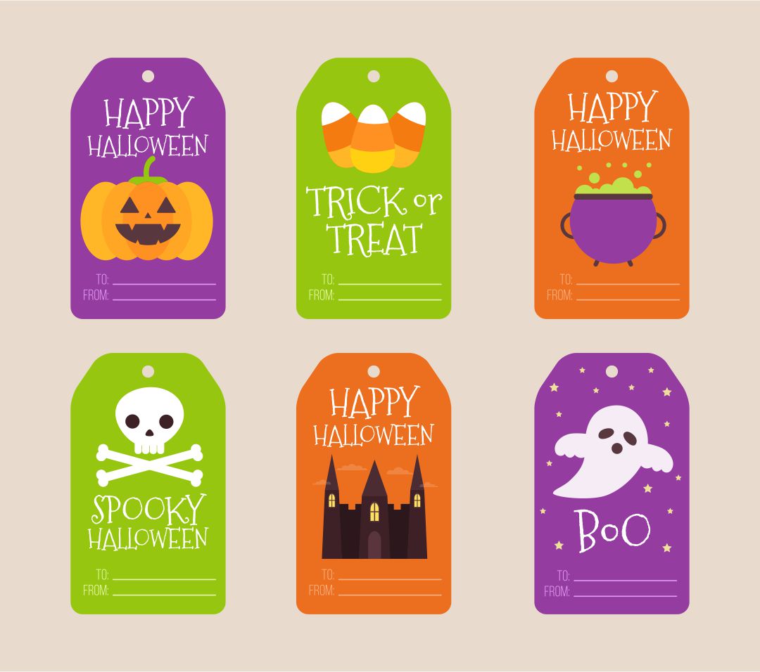 Free Printable Halloween Gift Bag Tags
