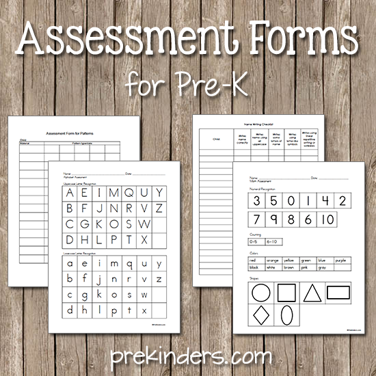 4 Best Images Of Printable Kindergarten Assessment Checklist