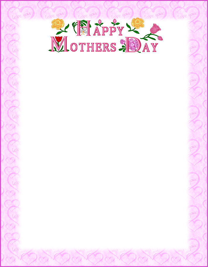 Mother's Day Letter Template