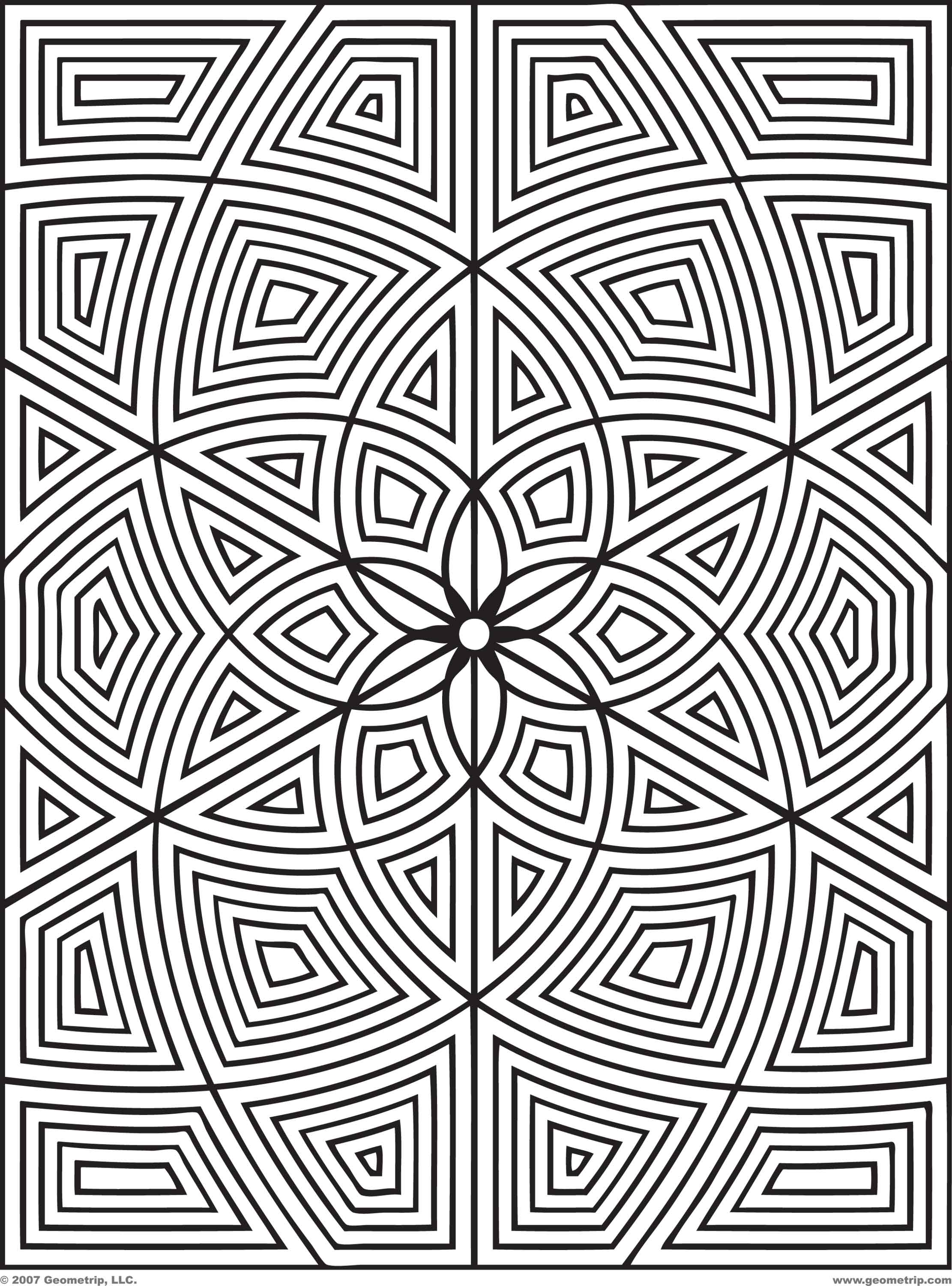 geometric-printable-coloring-pages