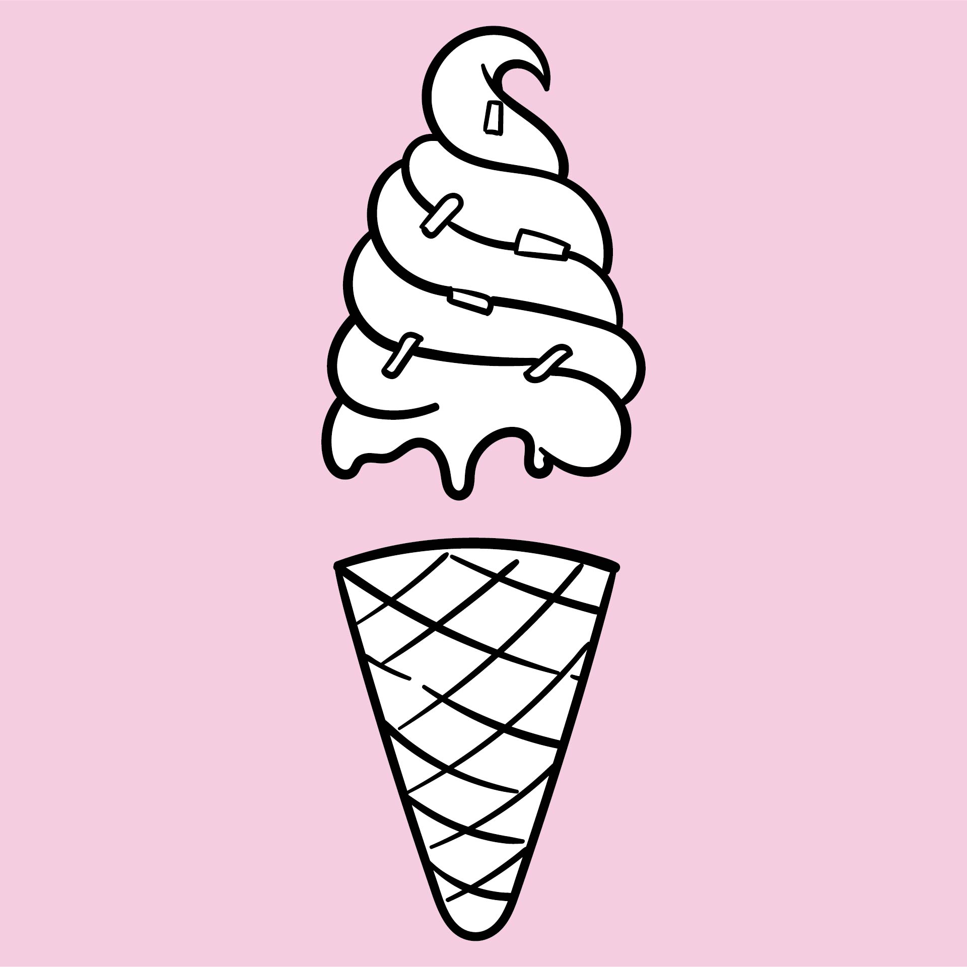 Ice Cream Cone Template Free Printable