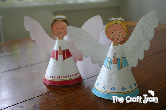 6-best-images-of-printable-christmas-angel-cone-paper-cone-angel