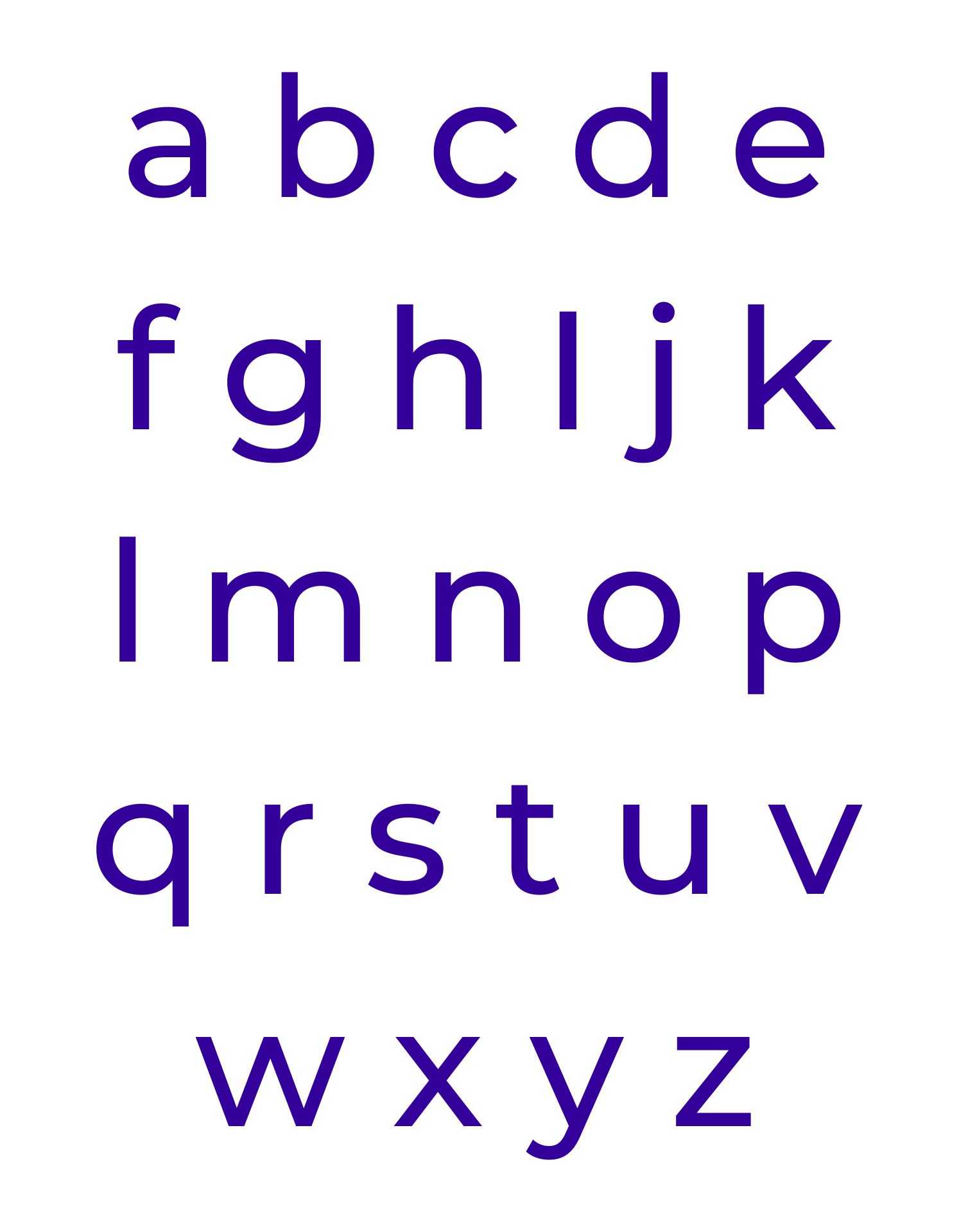 Free Printable Alphabet Letters Pdf