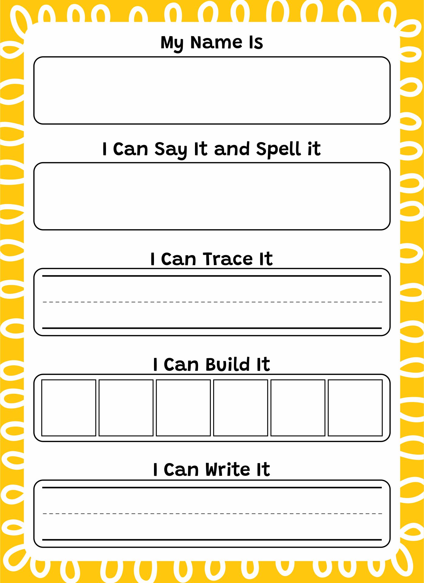 4 Best Images of Make A Name Tracing Sheet Printable  Write Your Name Worksheets, Free 