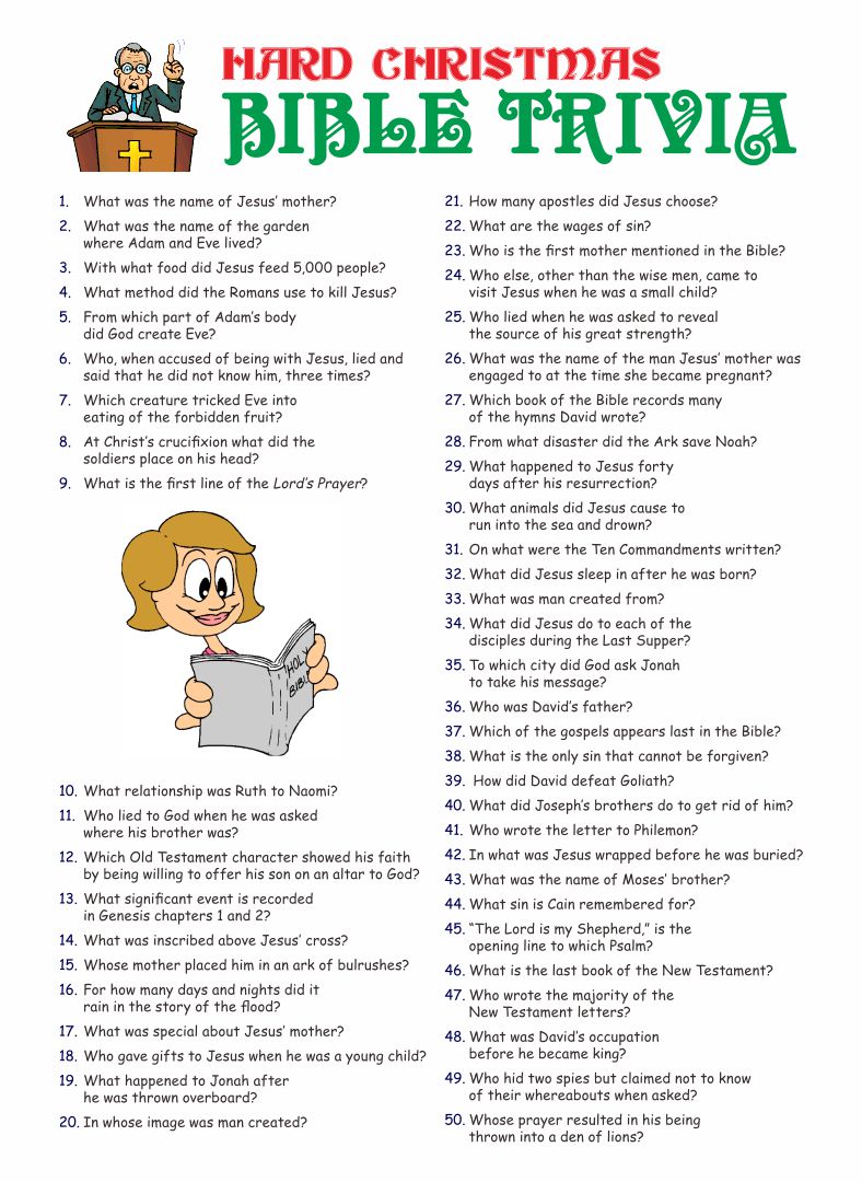 6 Best Images Of Youth Bible Trivia Questions Printable Printable 