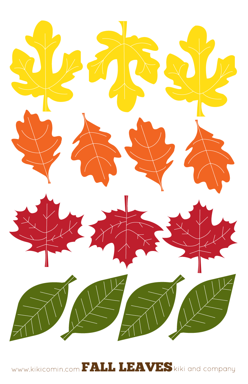 6 Best Images of Leave Cut Outs Free Printable Fall Leaf