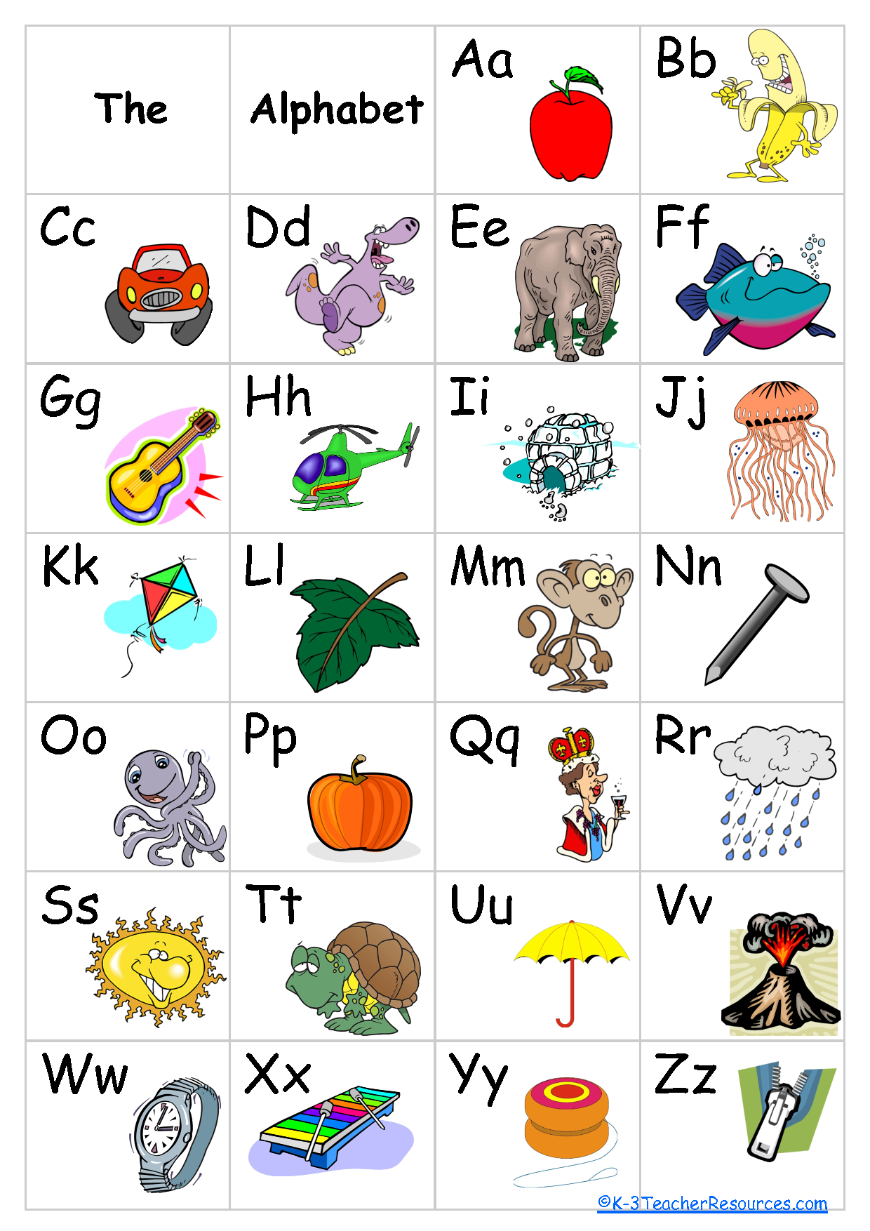 7 Best Images of Student Size Printable Alphabet Chart Printable