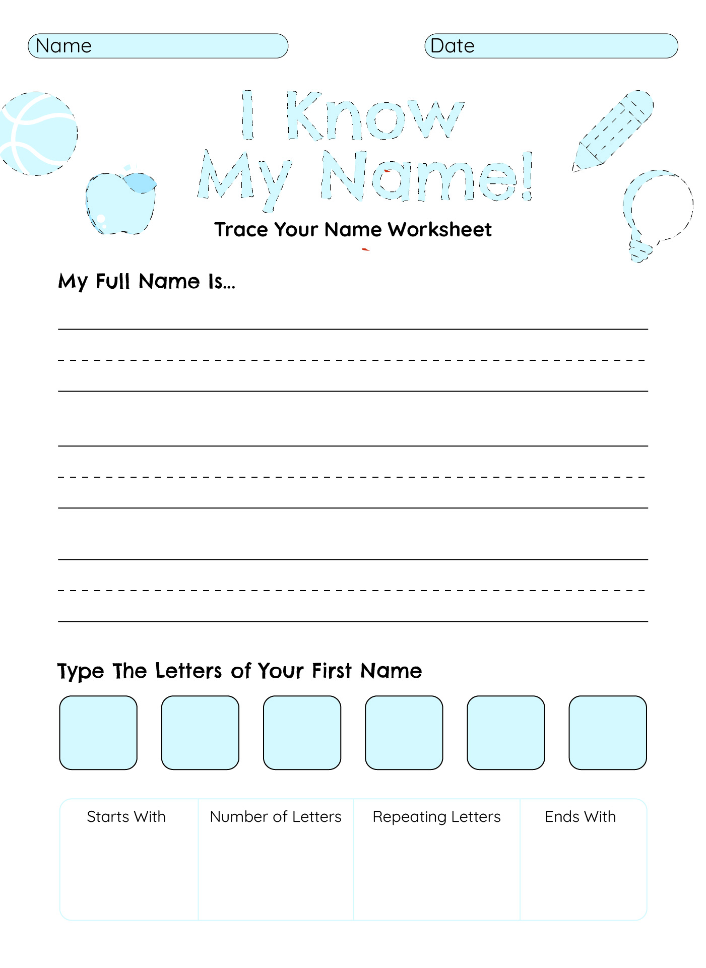 4 Best Images Of Free Printable Name Tracing Templates Free Printable 