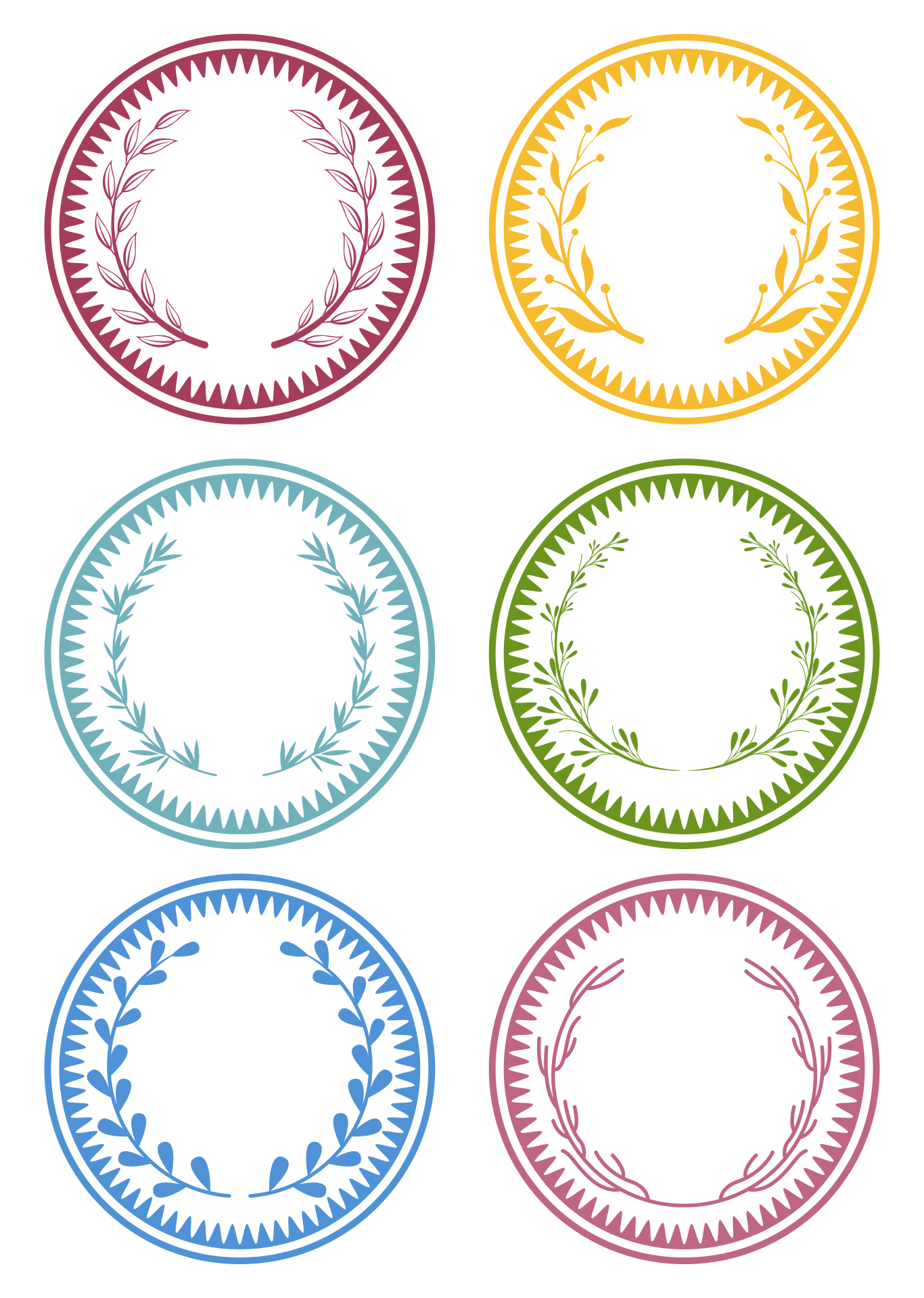 8 Best Images of Printable Round Labels Printable Round Label