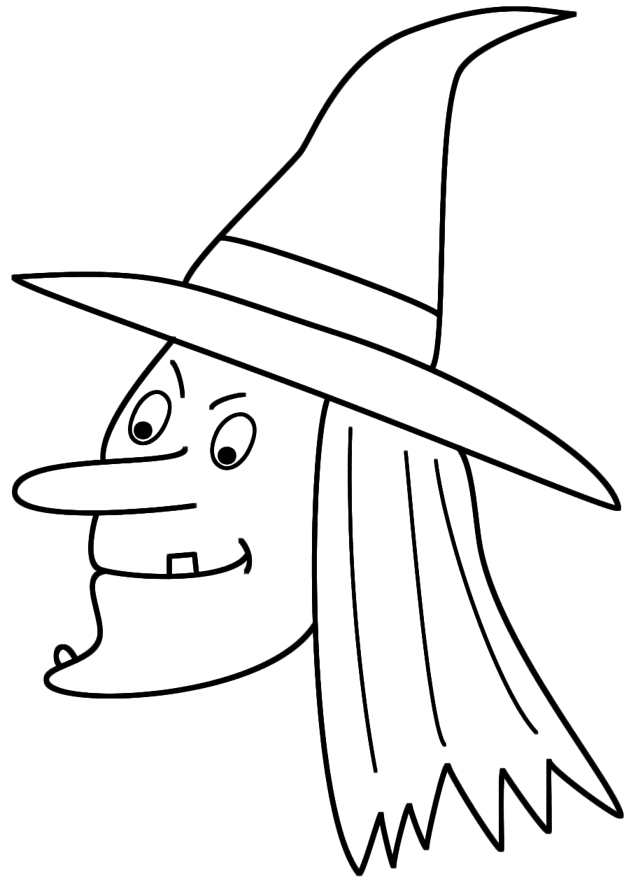 Free Printable Witch Face Template Printable Templates